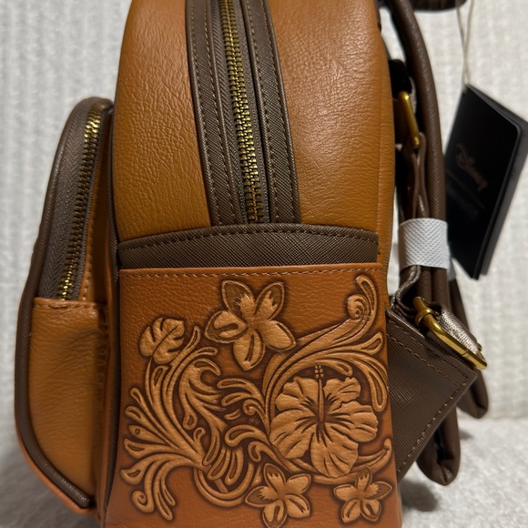 NWT Disney Loungefly Stitch Tonal Carving Mini Backpack – SOLD OUT - Picture 3 of 8